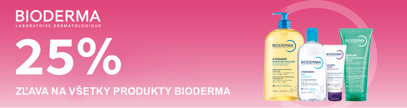 Bioderma 25% zľava Bioderma 25% zľava