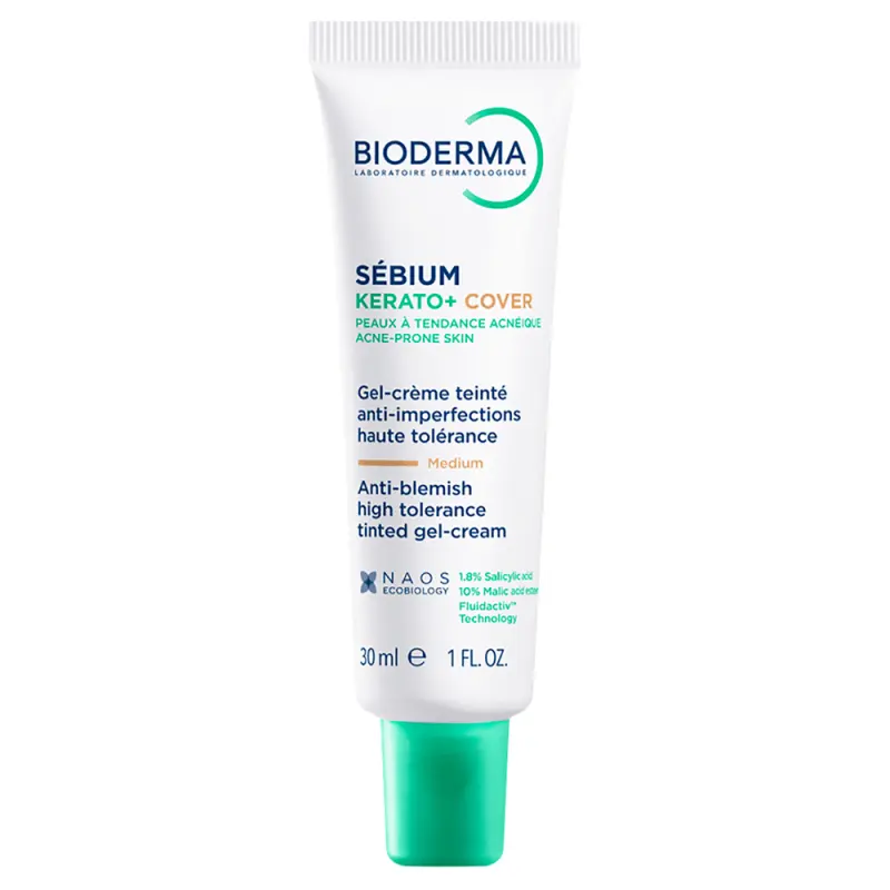 BIODERMA Sébium Kerato+ Cover Pleťovy gél-krém 2v1 s tónovanym 30 ml BIODERMA Sébium Kerato+ Cover Pleťovy gél-krém 2v1 s tónovanym 30 ml