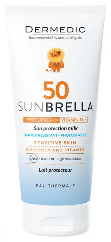 DERMEDIC Sunbrella Baby Minerálne mlieko na opaľovanie SPF 50 (100 ml)