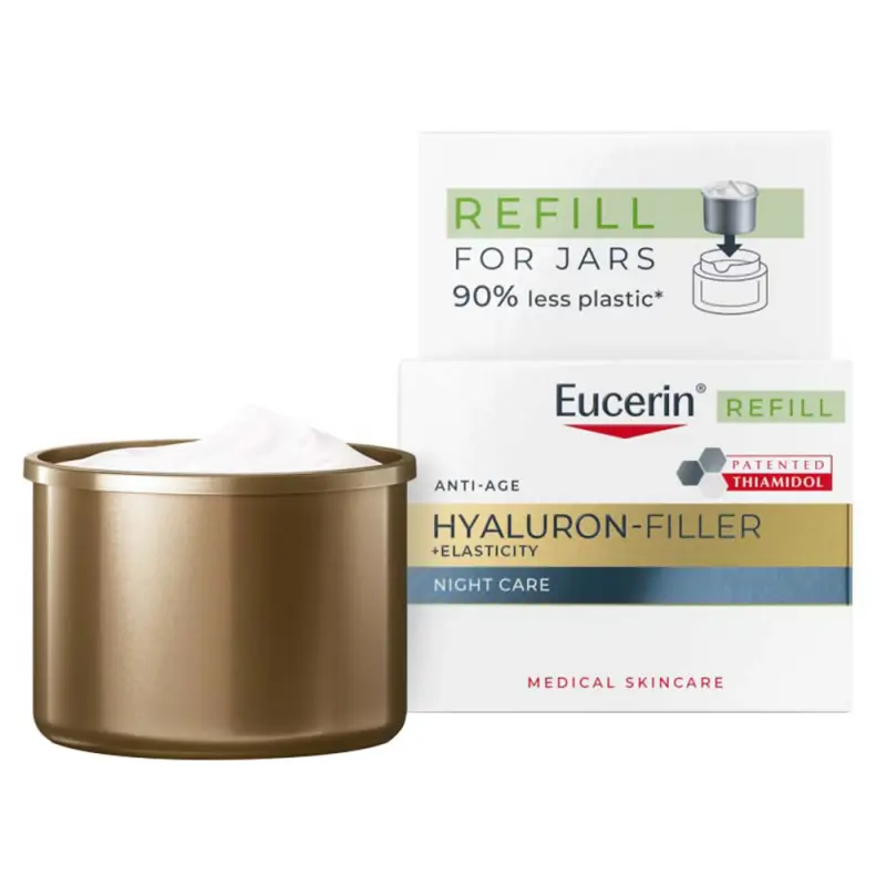 EUCERIN Hyaluron-Filler + Elasticity Nočný krém Náhradná Náplň 50 ml