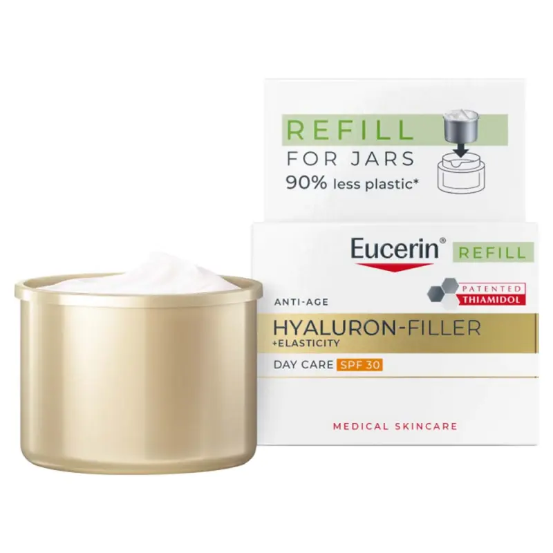 EUCERIN Hyaluron-Filler + Elasticity Denný krém SPF 30 Náhradná Náplň (50 ml)