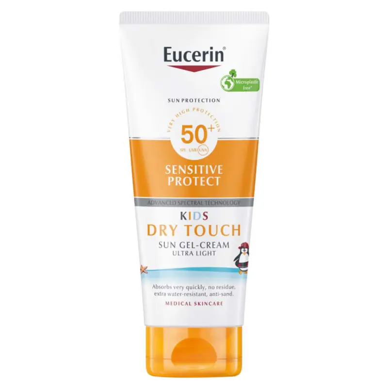 EUCERIN Detský gélový krém na opaľovanie Sensitive Protect SPF 50+ (200 ml)