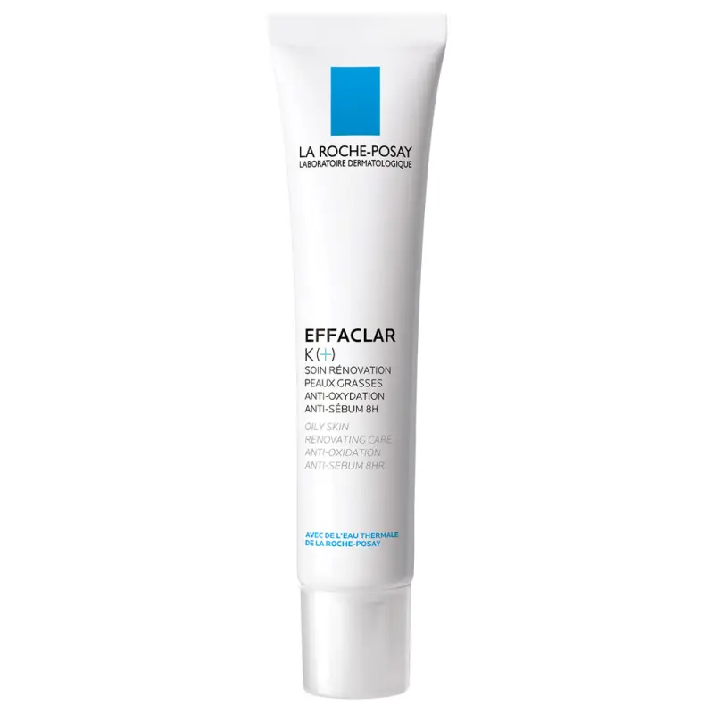 LA ROCHE-POSAY Effaclar K (+) Denný Krém Proti Nedokonalostiam Pleti, Čiernym Bodkám A Stopám Po Akné 40 ml