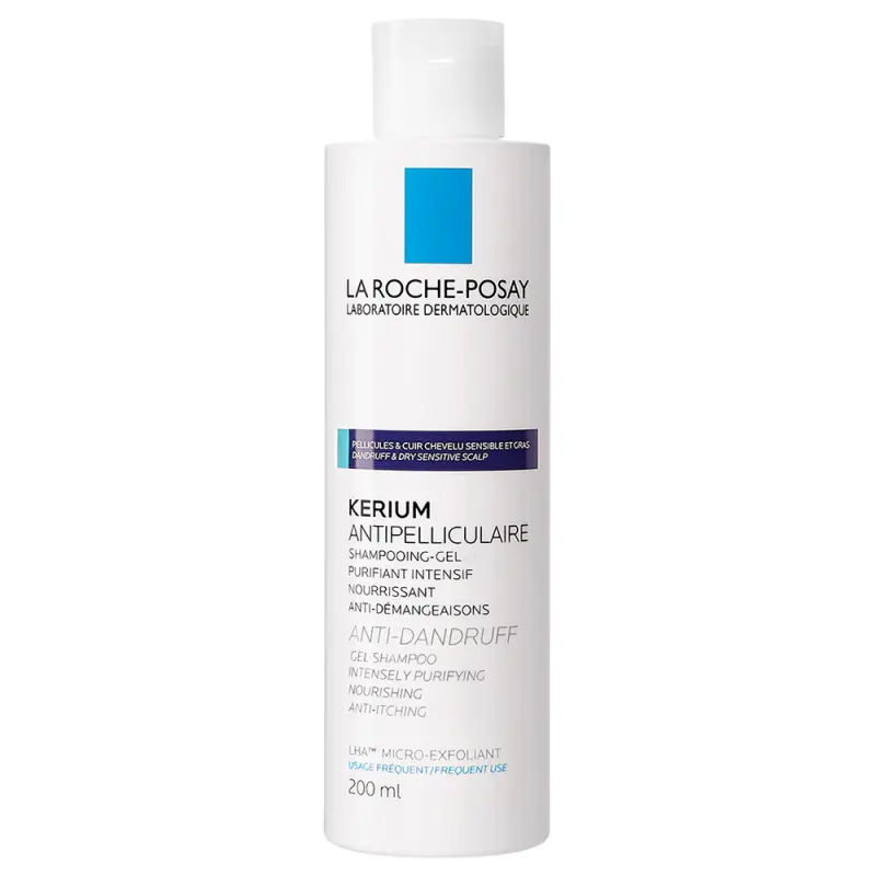 LA ROCHE-POSAY Kerium Gélový Šampón Na Mastné Lupiny 200 ml LA ROCHE-POSAY Kerium Gélový Šampón Na Mastné Lupiny 200 ml