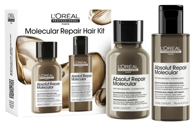 L'ORÉAL PROFESSIONNEL Absolut Repair Molecular Mini DUO (75+100 ml) L'ORÉAL PROFESSIONNEL Absolut Repair Molecular Mini DUO (75+100 ml)