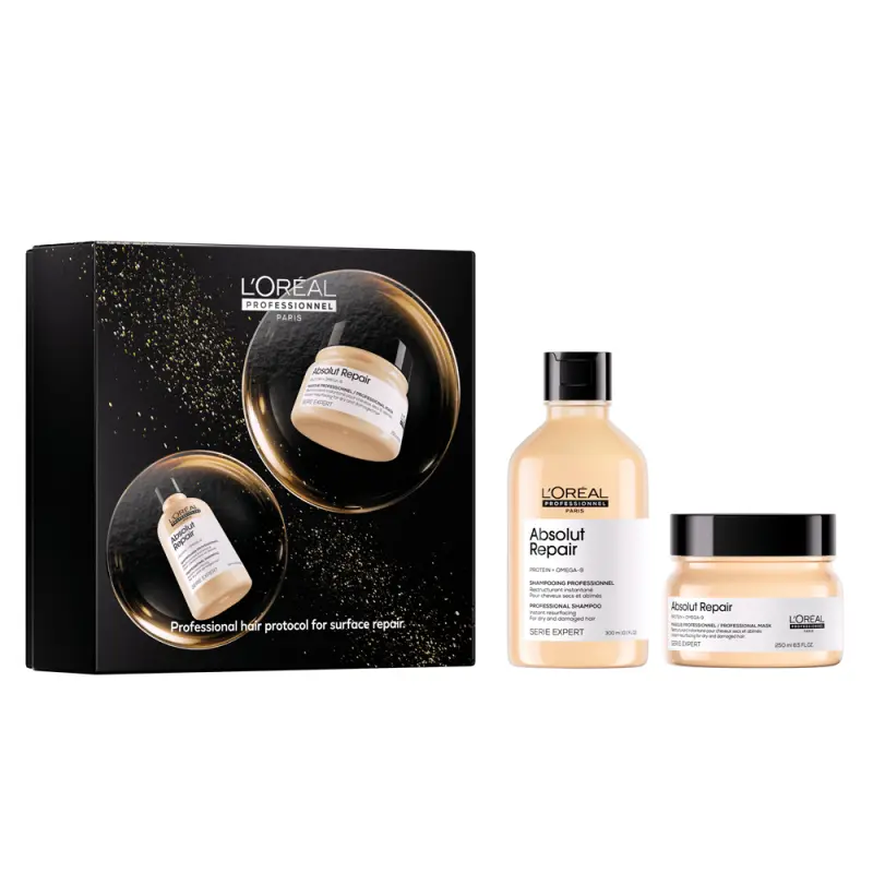 L'ORÉAL PROFESSIONNEL Absolut Repair XMAS DUO (300+250 ml) L'ORÉAL PROFESSIONNEL Absolut Repair XMAS DUO (300+250 ml)