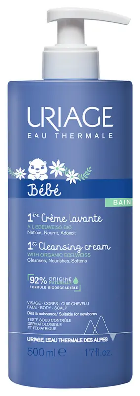 Uriage Bébé Umývací krém pre bábätká 500 ml