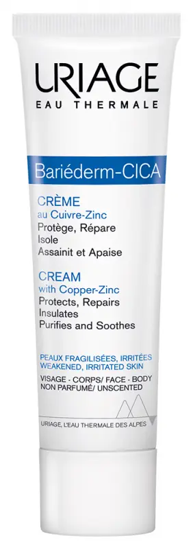 Uriage Bariéderm Krém CICA s meďou a zinkom 15 ml