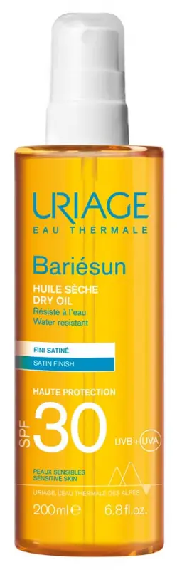Uriage BARIÉSUN Suchý olej na opaľovanie SPF 30 (200 ml)