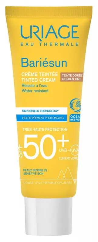 Uriage Bariésun Ochranný tónovací krém na tvár SPF 50+ (dark) 50 ml