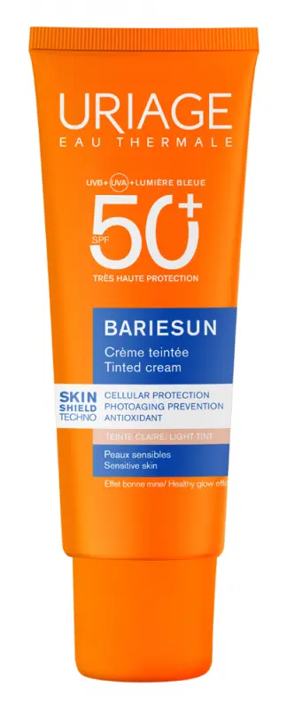Uriage Bariésun Ochranný tónovací krém na tvár SPF 50+ (light) 50 ml