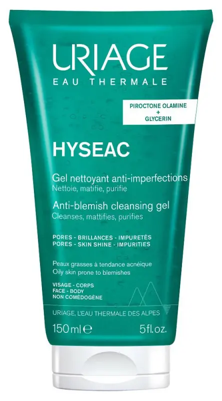 Uriage Hyséac Čistiaci gél pre pleť s nedokonalosťami 150 ml