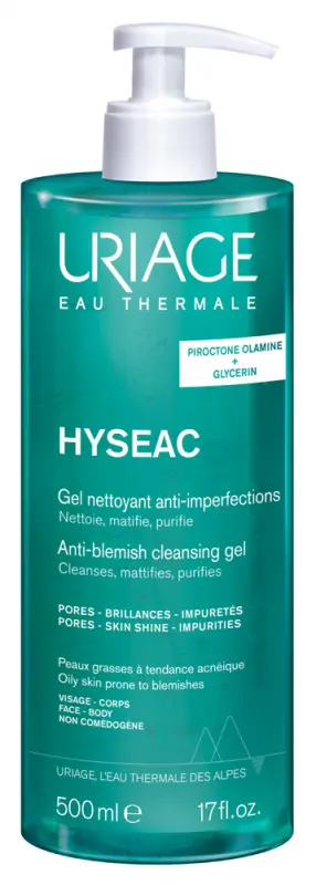 Uriage Hyséac Čistiaci gél pre pleť s nedokonalosťami 500 ml