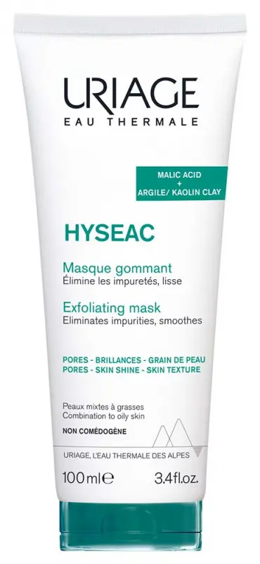 Uriage Exfoliating Mask peelingová maska na mastnú a zmiešanú pleť 100 ml