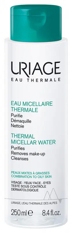 Uriage Micelárna čistiaca voda pre mastnú a zmiešanú pleť  250 ml