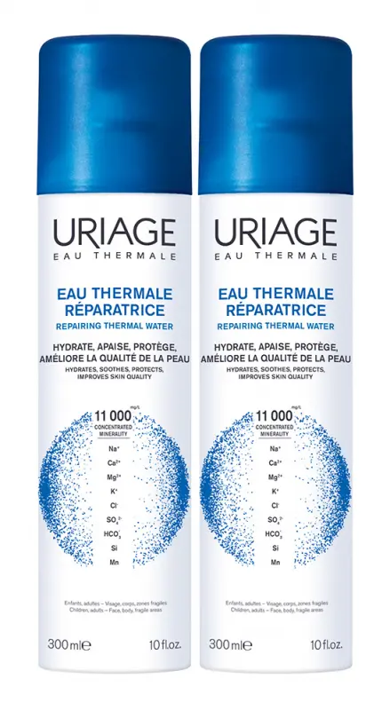 Uriage EAU THERMALE Termálna voda v spreji DUOPACK 2x300 ml
