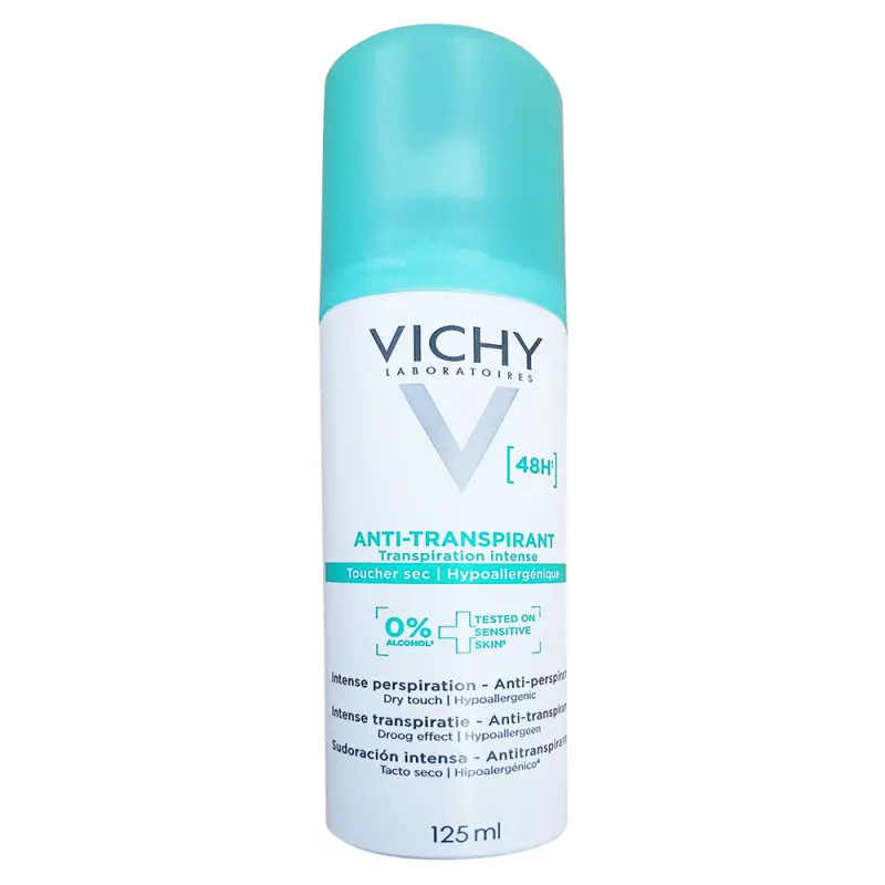 VICHY Antiperspirant 48H Proti Nadmernému Poteniu Sprej 125 ml