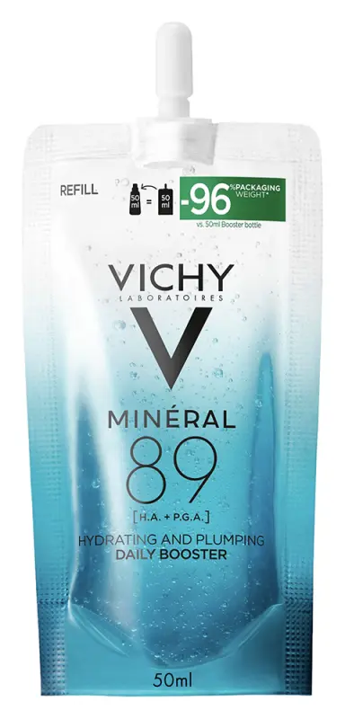 VICHY Minéral 89 Hydratačný a vyplňujúci denný booster-sérum na tvár 50 ml