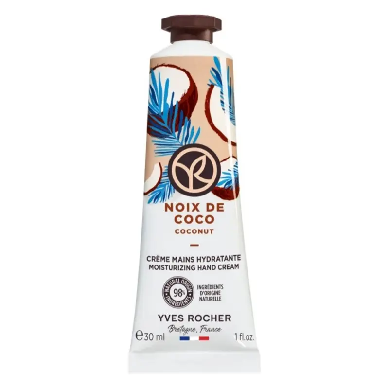 YVES ROCHER Bain De Nature Krém na ruky Kokos 30 ml YVES ROCHER Bain De Nature Krém na ruky Kokos 30 ml