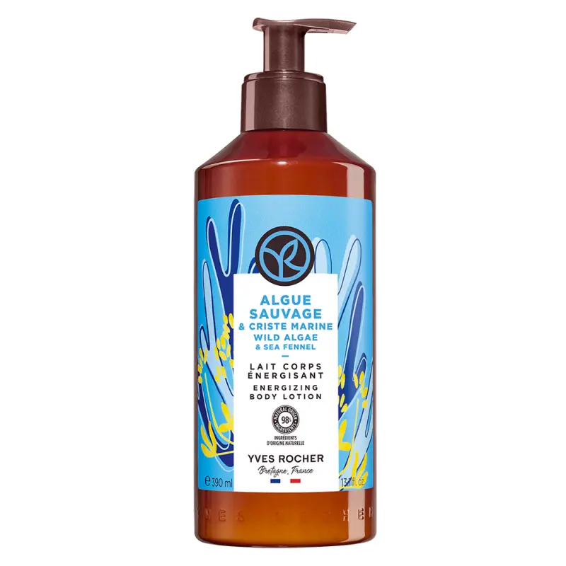 YVES ROCHER Bain De Nature Telové mlieko Morská riasa & motar prímorsky 390 ml