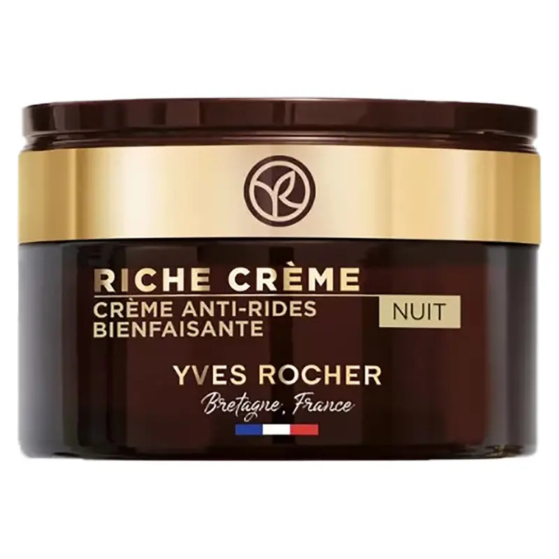 YVES ROCHER Riche Nočná starostlivosť proti vráskam 50 ml