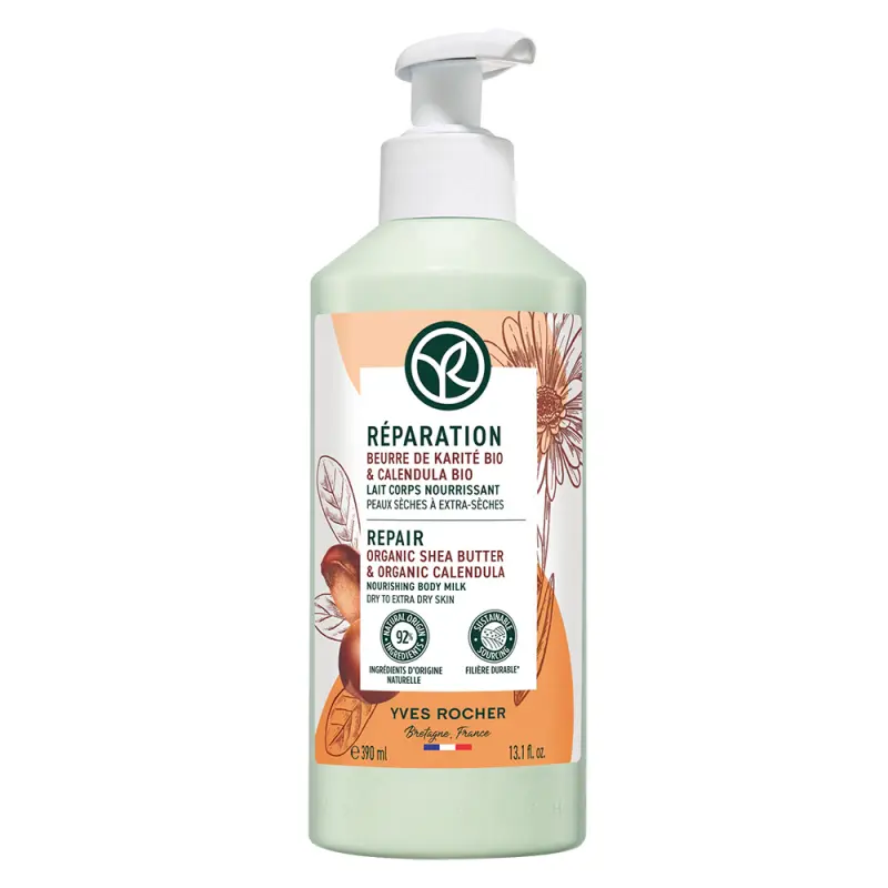 YVES ROCHER Intenzívne vyživujúce telové mlieko 390 ml